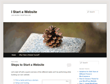 Tablet Screenshot of istartawebsite.com